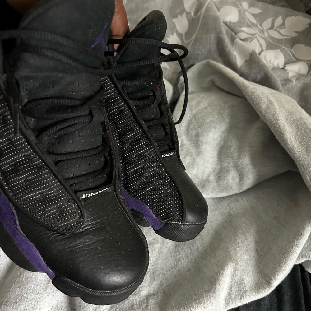 Jordan Athletic Shoes - Black and Purple